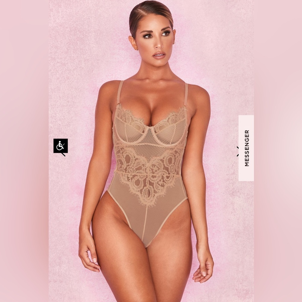 House of CB Lace Nadia Bodysuit